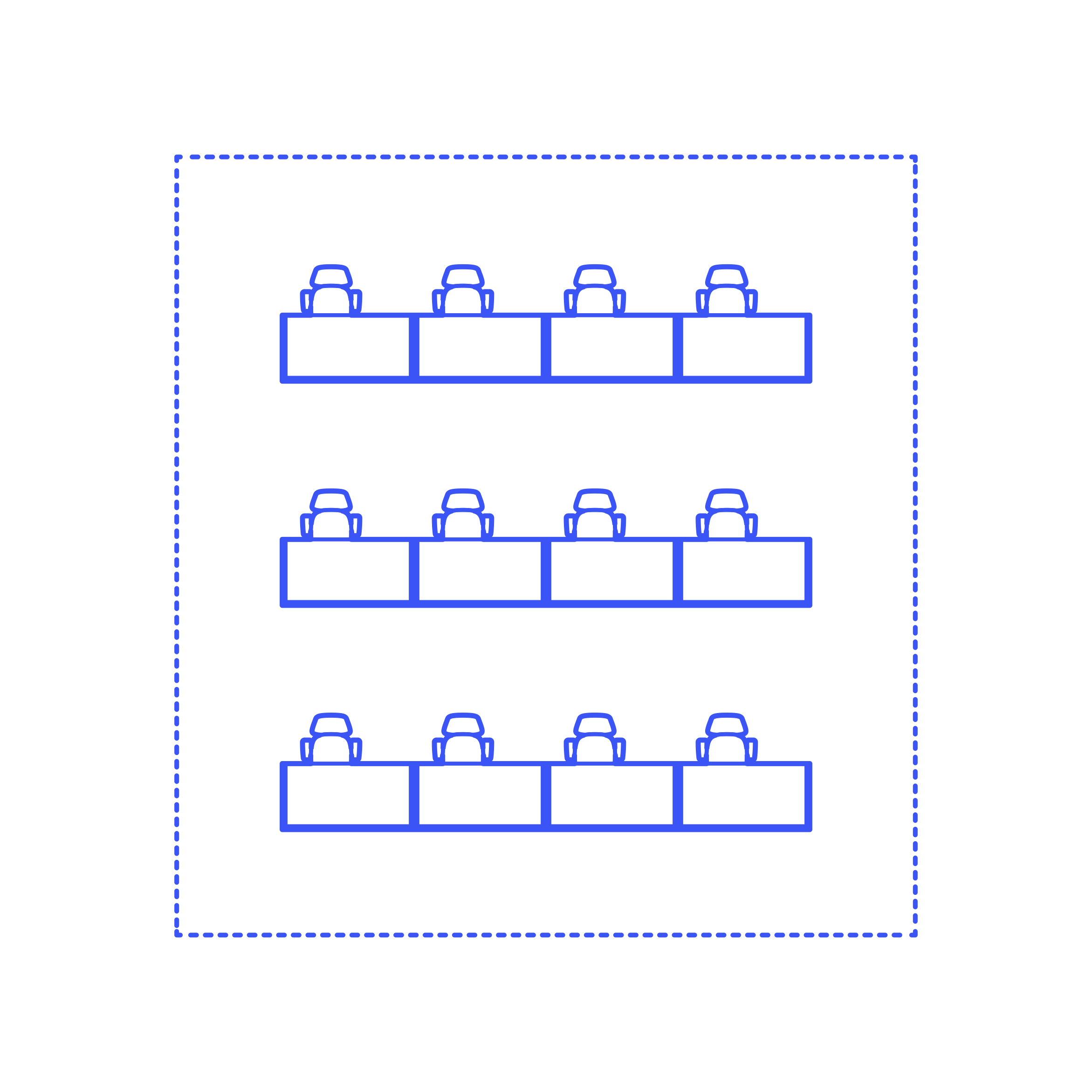 Layouts Open Offices Cubicles Single Line Art Illustration Svg Free Vectors